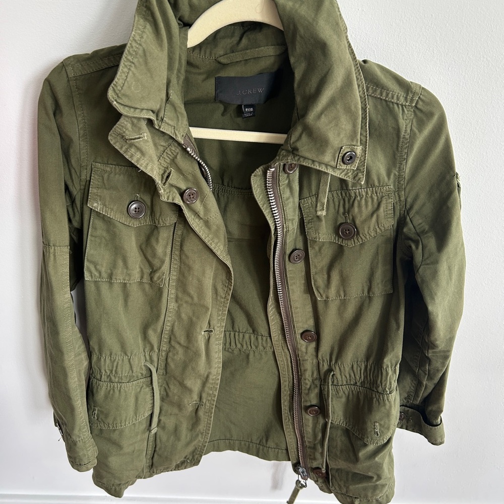 J.Crew Green Utility Jacket